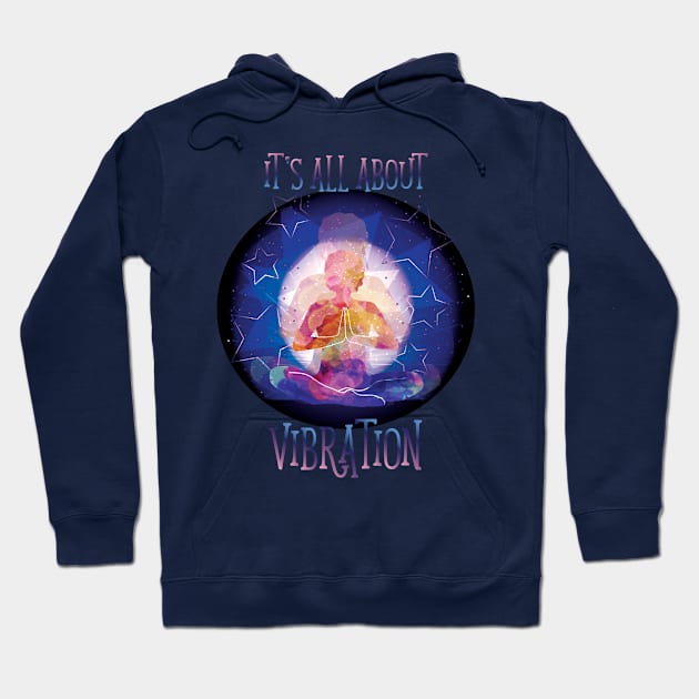 It's all about Vibration -female Hoodie by clothed_in_kindness